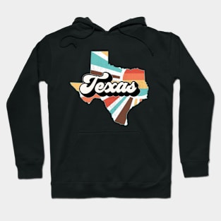 Texas State Map Hoodie